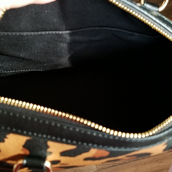 Coach Rowan Satchel Crossbody Leopard Print - Picture 6 of 8